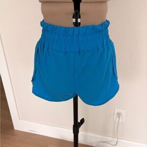 Honeycutt Vibrant Blue Women's Athletic Shorts